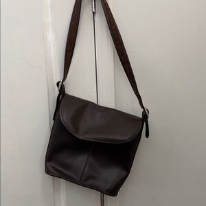 Vintage Coach 90s Whitney Crossbody Bag color brown